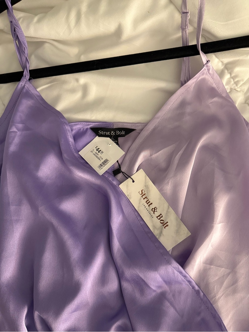 Strut & Bolt Lavender top/ bodysuit
